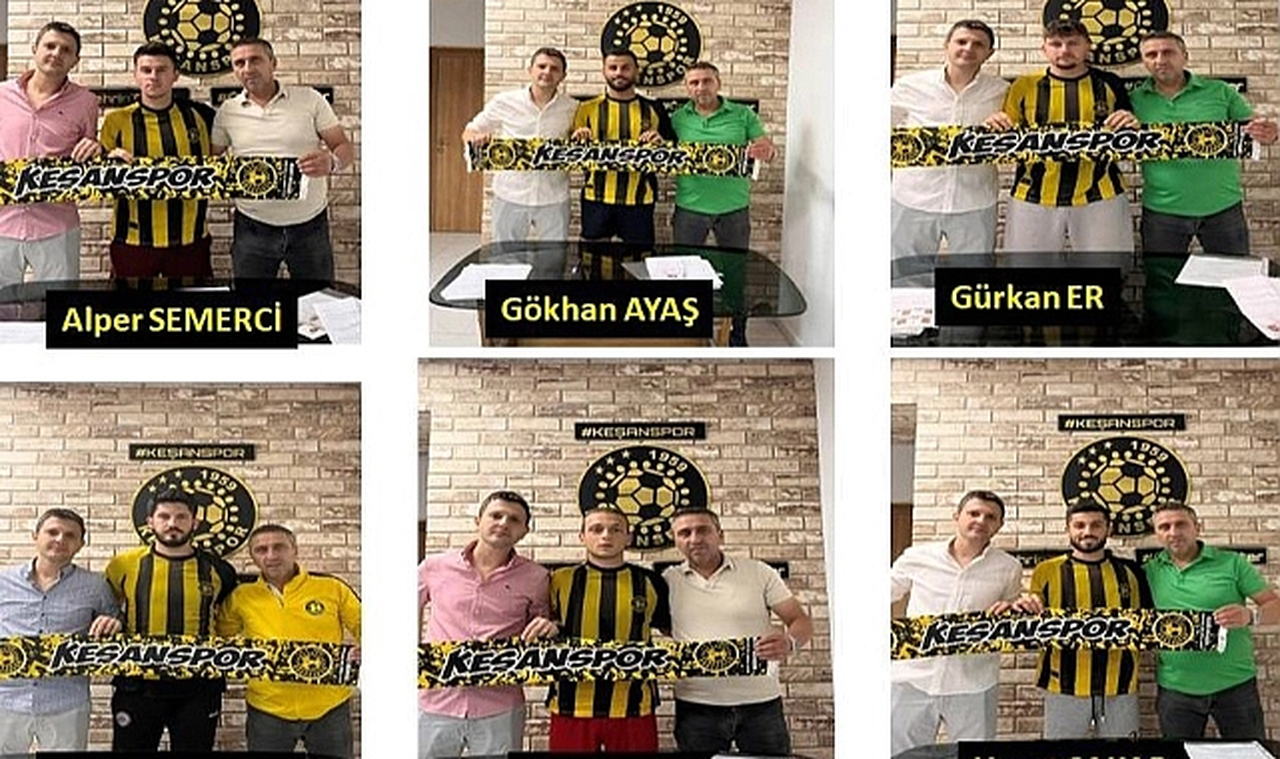 Keşanspor Kadrosunu 6 Yeni Transferle Güçlendirdi