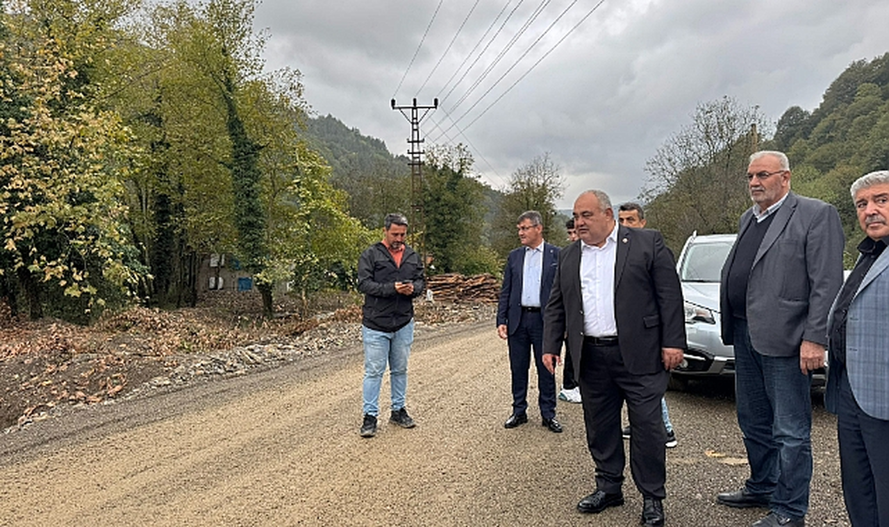 Milletvekili Aldatmaz, Kumluca çevre yolu çalışmalarını inceledi
