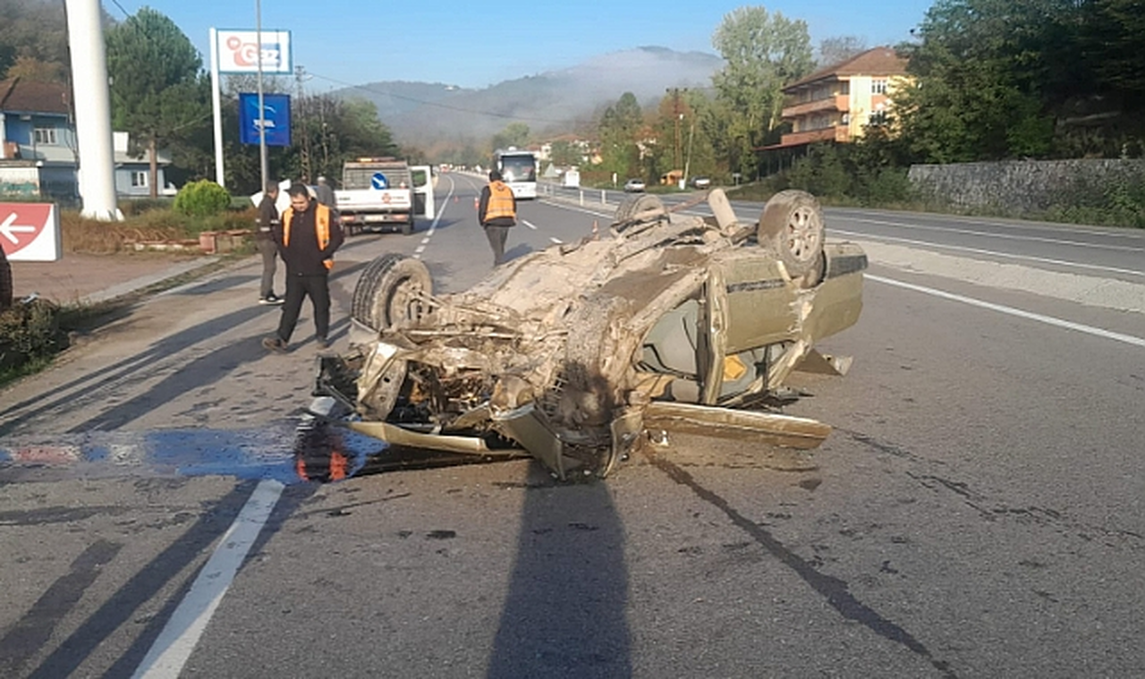 Zonguldak-Devrek Yolunda Trafik Kazası: 1 Yaralı
