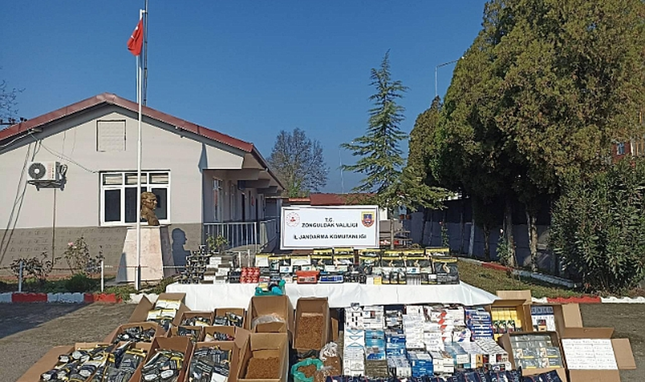 Jandarmadan kaçak tütün operasyonu