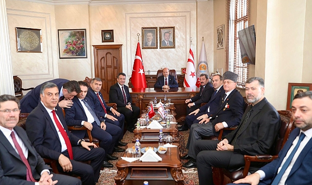 KKTC Cumhurbaşkanı Ersin Tatar, Başkan Doğan’ı Ziyaret Etti