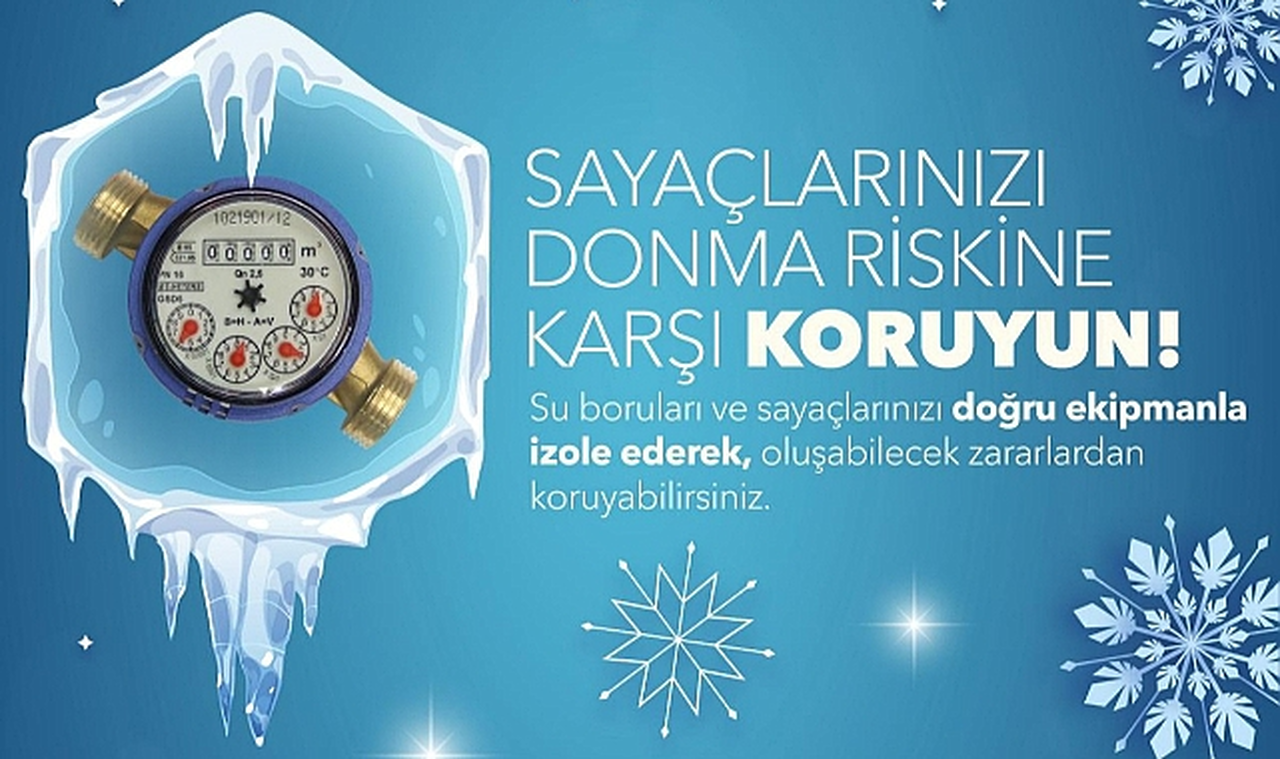 MESKİ’den Kış İçin Kritik Uyarı: Su Sayaçlarını Donmaya Karşı Koruyun!