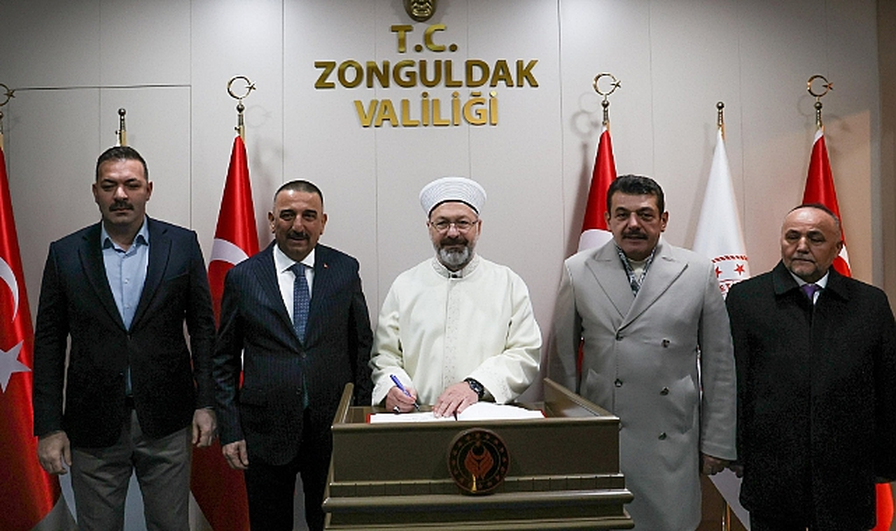 Diyanet İşleri Başkanı Ali Erbaş’tan Zonguldak Valiliği’ne Ziyaret