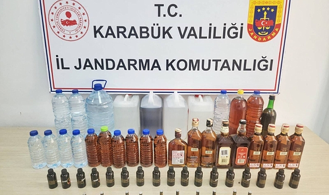 Karabük'te Kaçak İçki Operasyonu: 1 Şüpheli Gözaltına Alındı