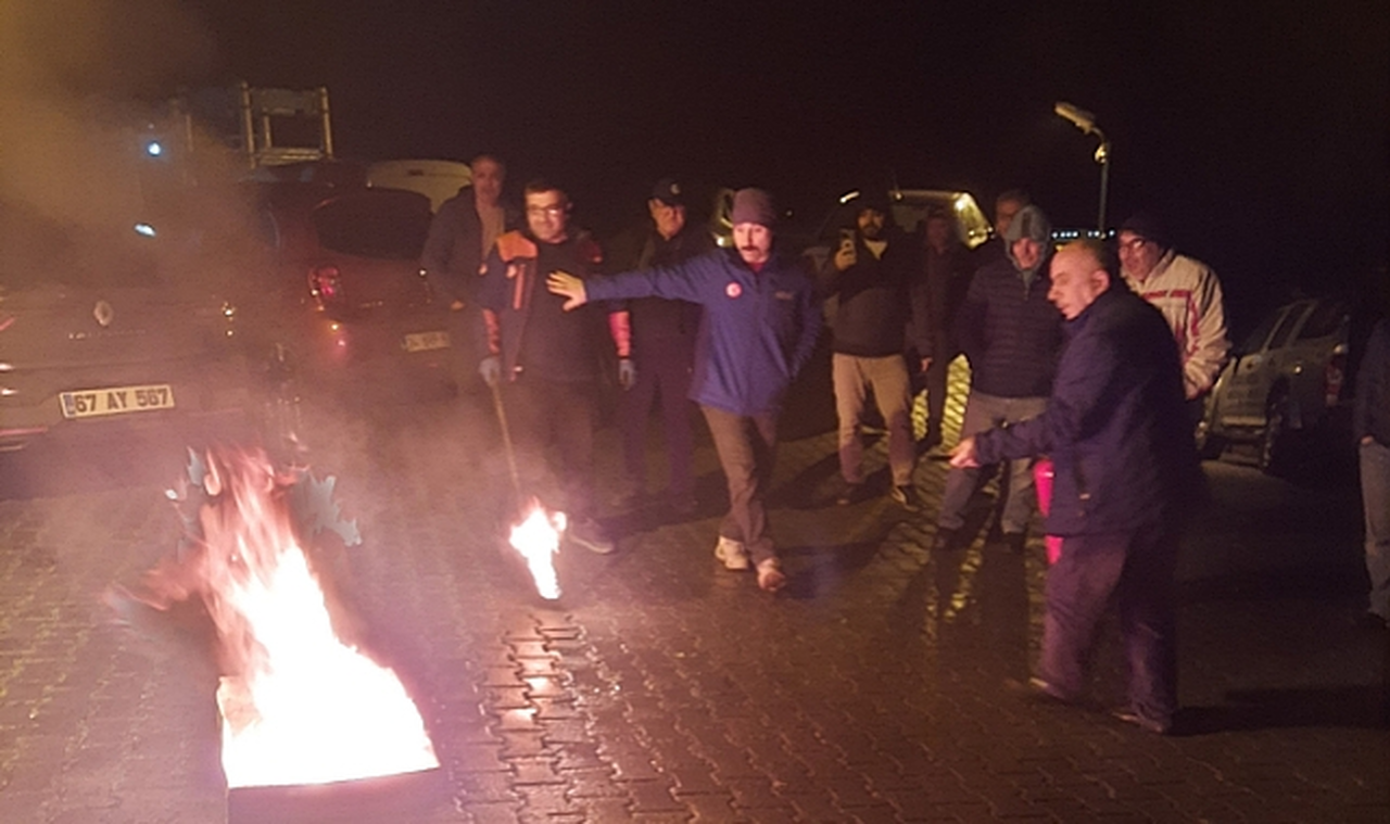 Tersane Sitesi'nde AFAD Tarafından Yangın Tatbikatı Gerçekleştirildi