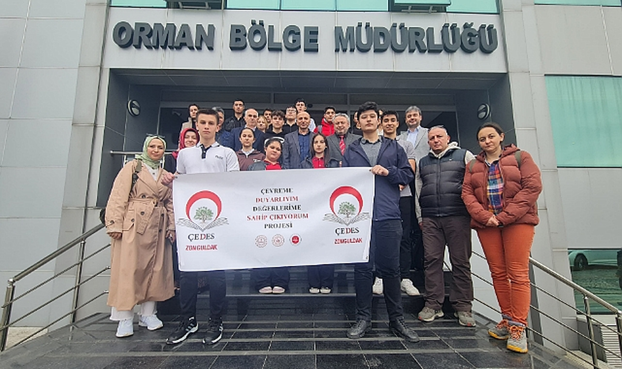 ÇEDES öğrenci gruplarından Orman Bölge Müdürlüğü'ne ziyaret