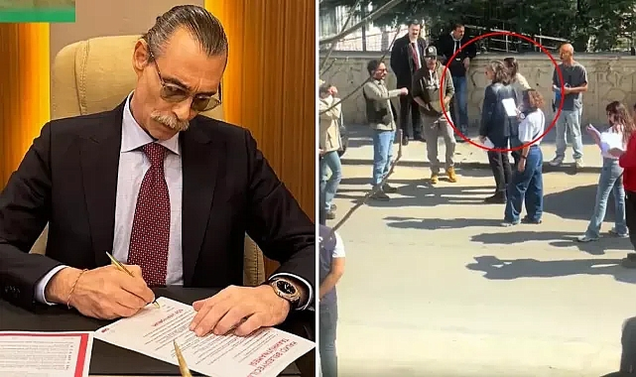 Erdal Beşikçioğlu, kendisinden hizmet bekleyen vatandaşa böyle yakalandı