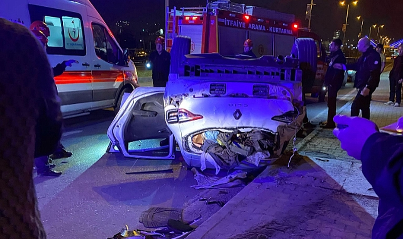 Ereğli'de Feci Kaza: Otomobil Takla Attı, 5 Kişi Yaralandı