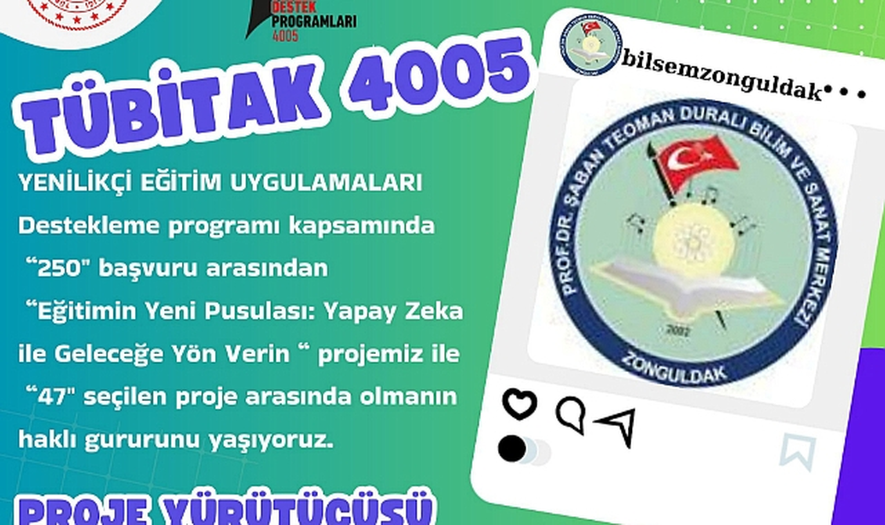 Prof. Dr. Şaban Teoman Duralı Bilim ve Sanat Merkezi’nden Büyük Başarı!