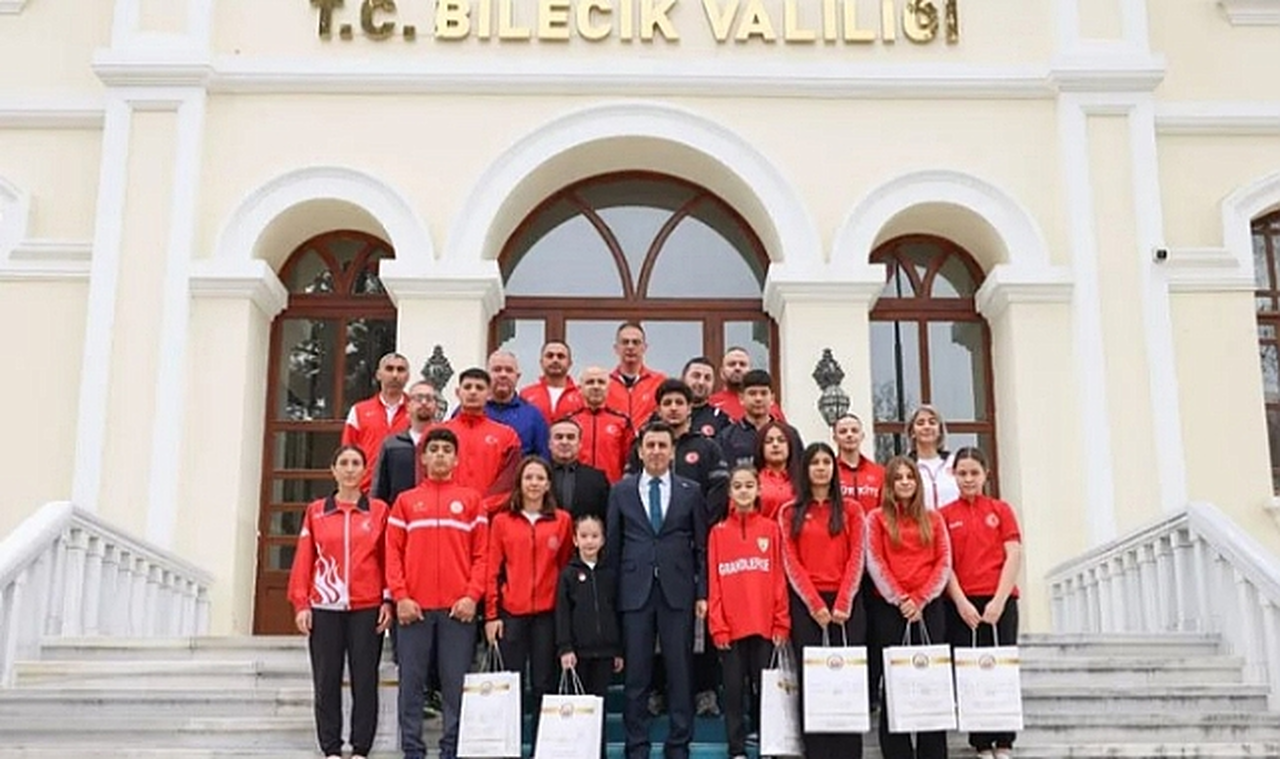 Vali Aygöl, Bilecik'in Başarılarıyla Gururlanan İsimleri Ağırladı