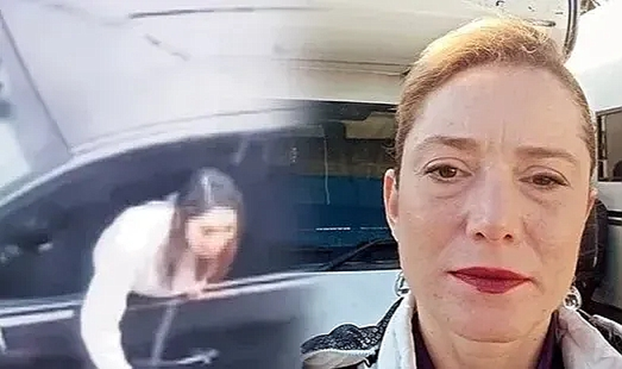 Şişli'de olaylı gece! Oyuncu Ceren Bıyıklı 5 araca zarar verdi .