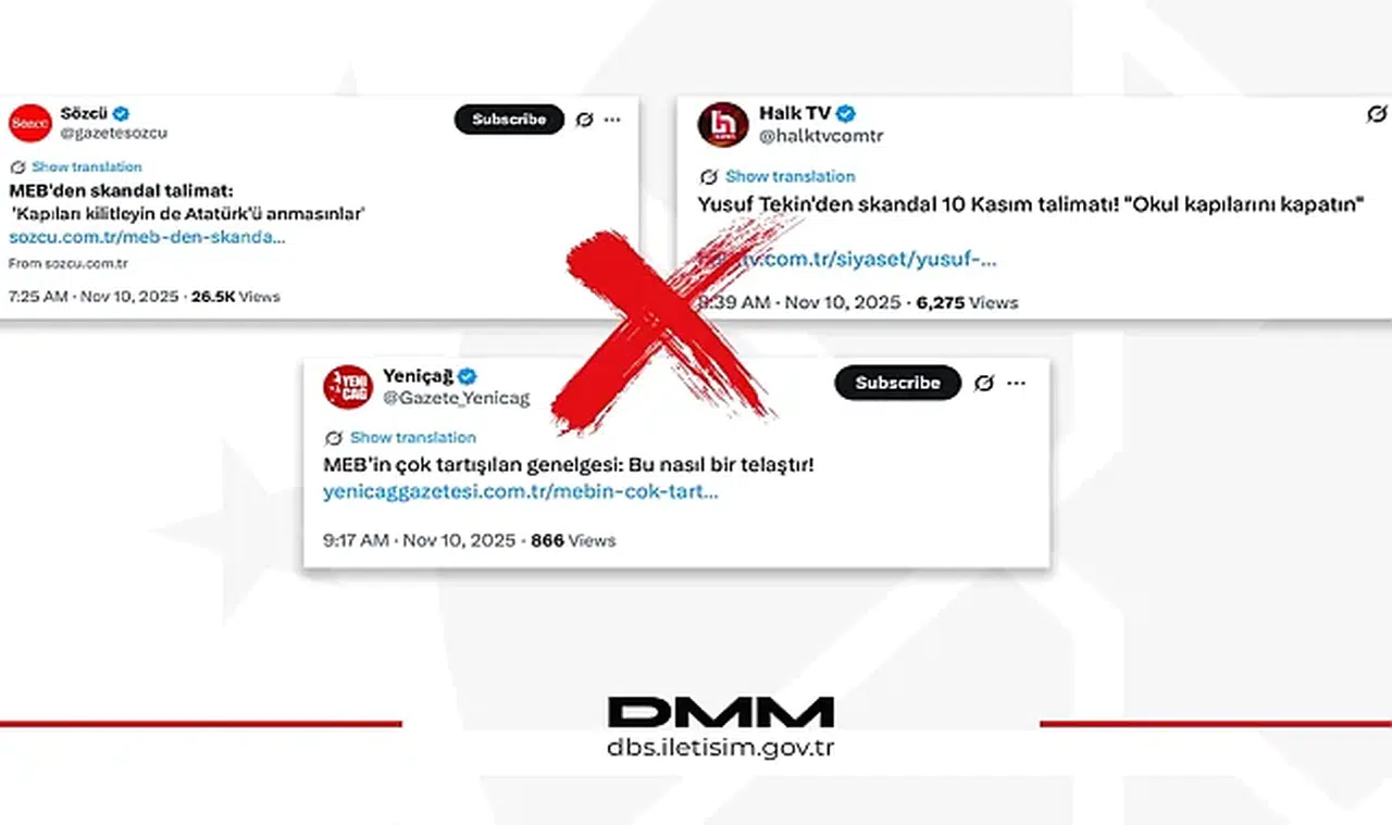 İletişim'den 10 Kasım iddialarına açıklama... MEB, Atatürk’ü anmayı yasaklamadı!