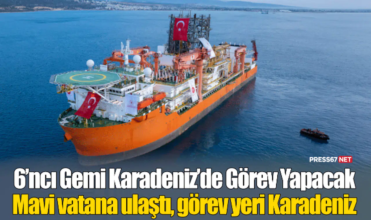 6'ncı Gemi Karadeniz'de Görev Yapacak