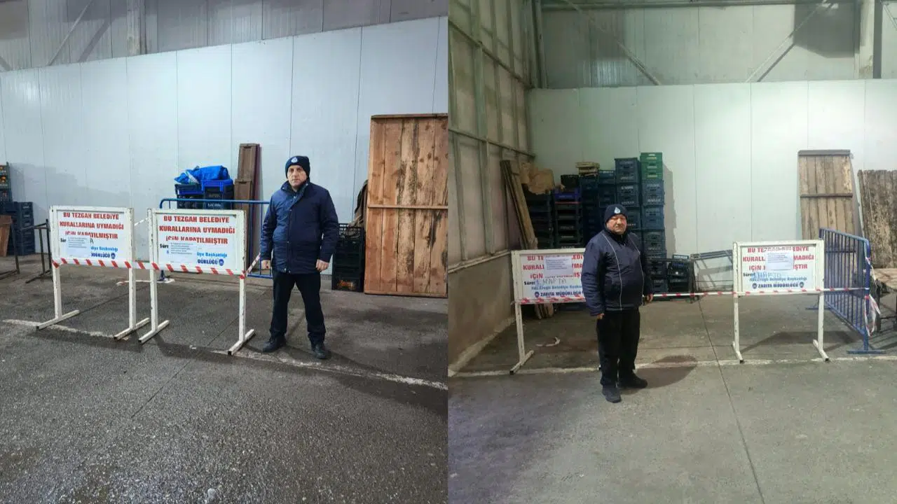 Pazarda çürük mal satan ve yanıltıcı etiket kullanan 3 tezgah kapatıldı