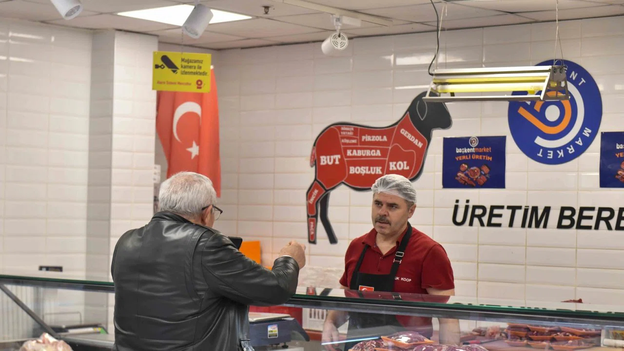 Ankara’da Ramazan ayına özel et satışına yoğun ilgi