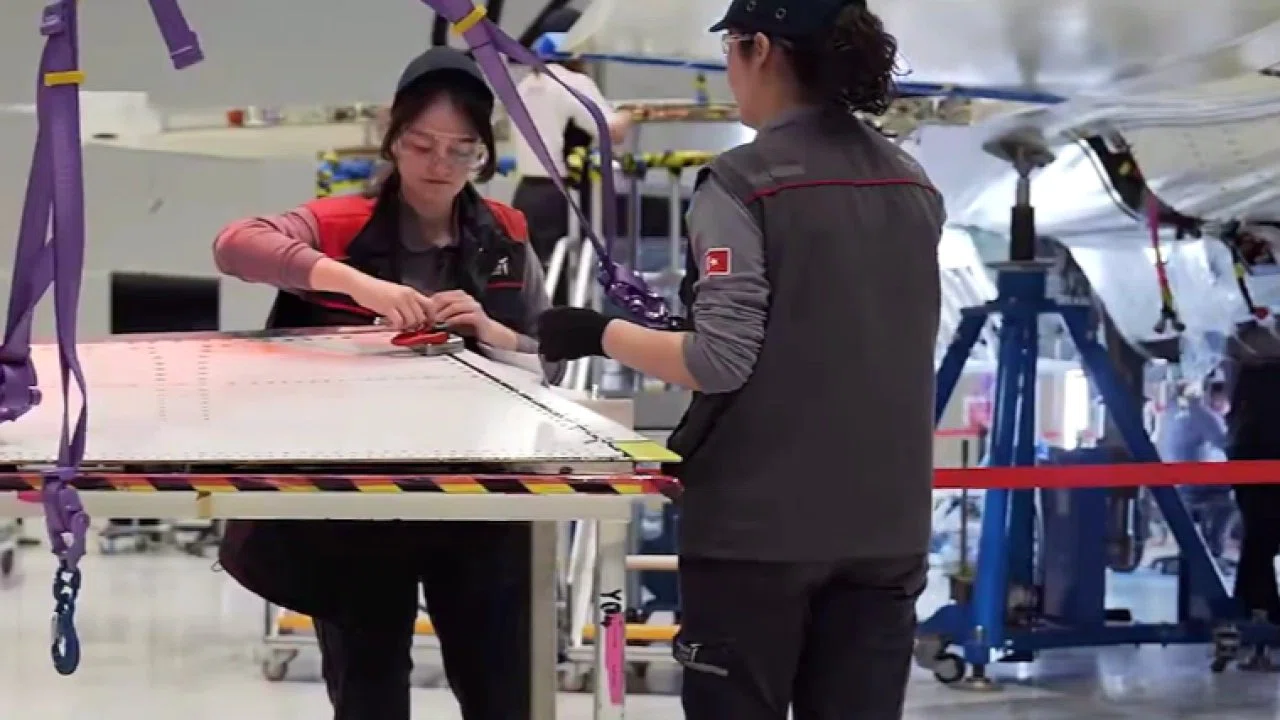 TUSAŞ, kadın çalışanların gökyüzüne katkısını vurguladı