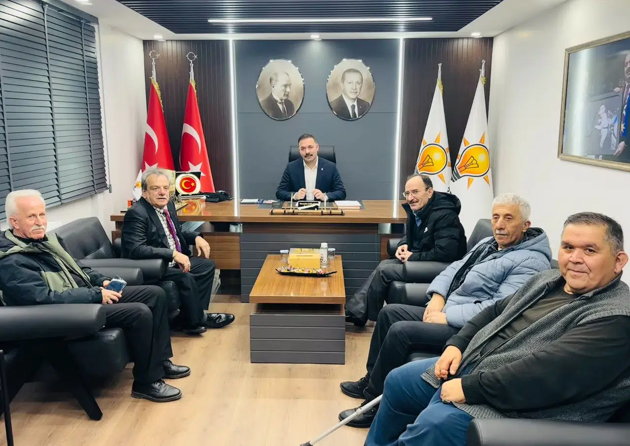 AK Partili Çağlayan'dan Türkiye Sakatlar Derneği'ne ziyaret teşekkürü