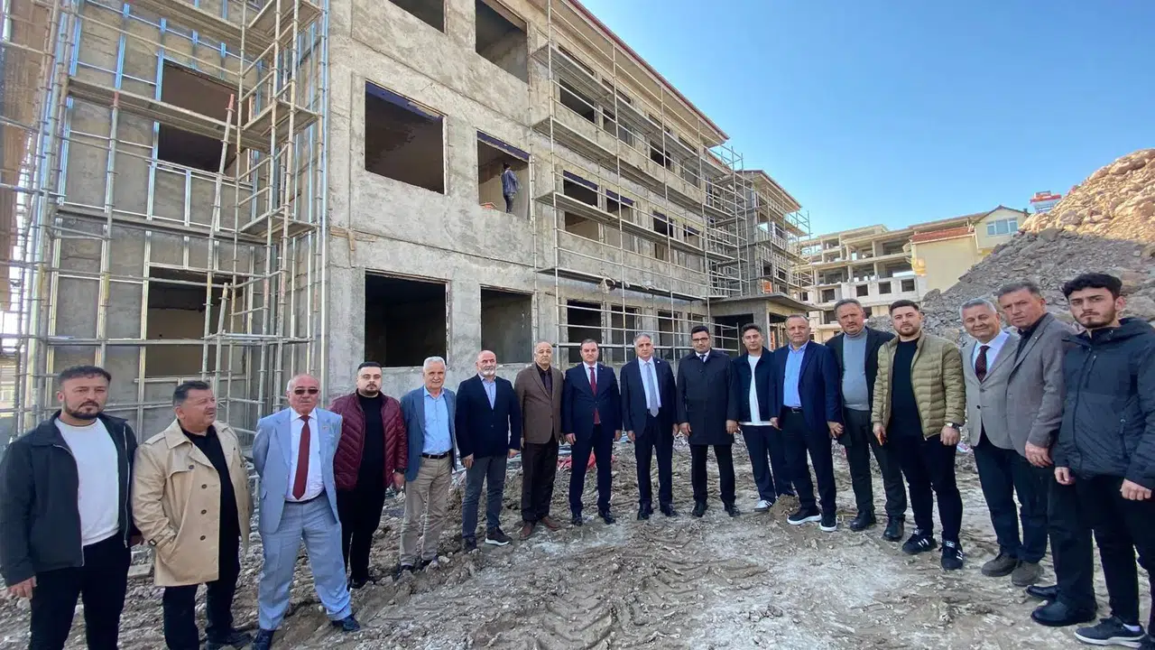 Alaplı'daki İmam Hatip Ortaokulu İnşaatında Denetim Gerçekleştirildi