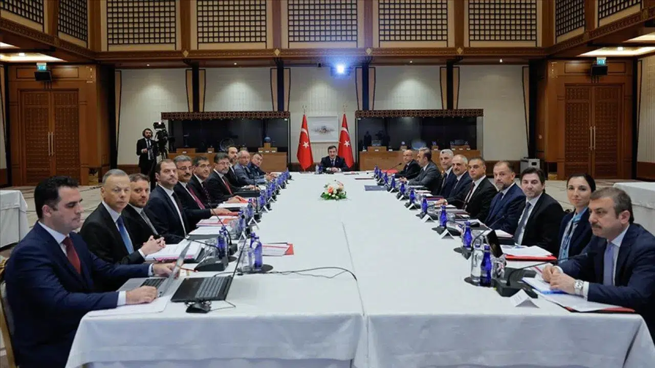 Ekonomi Koordinasyon Kurulu, Cumhurbaşkanı Yardımcısı Yılmaz'ın yönetiminde bir araya geldi