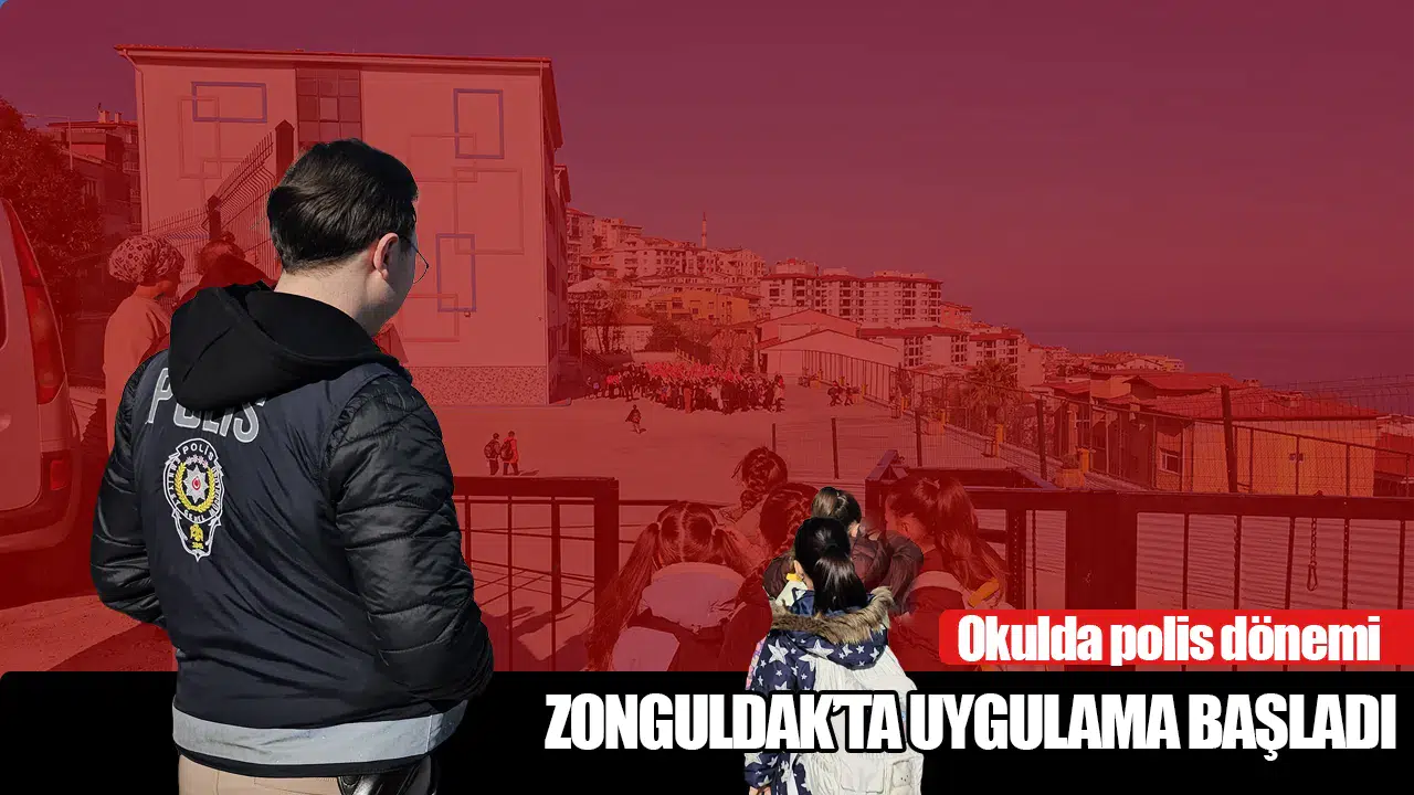 Zonguldak okullarında polis nöbeti başladı, veliler memnun!