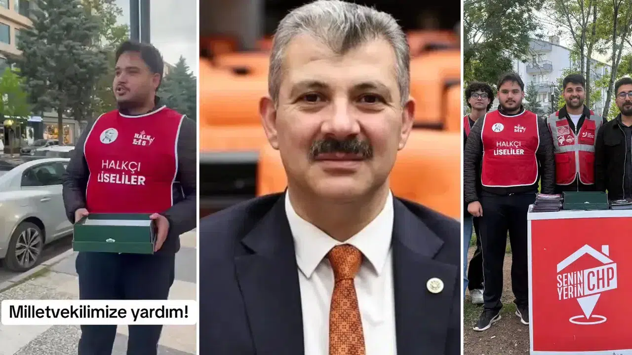 CHP'li gençlerden fakirlik belgesi alan vekile ironik protesto