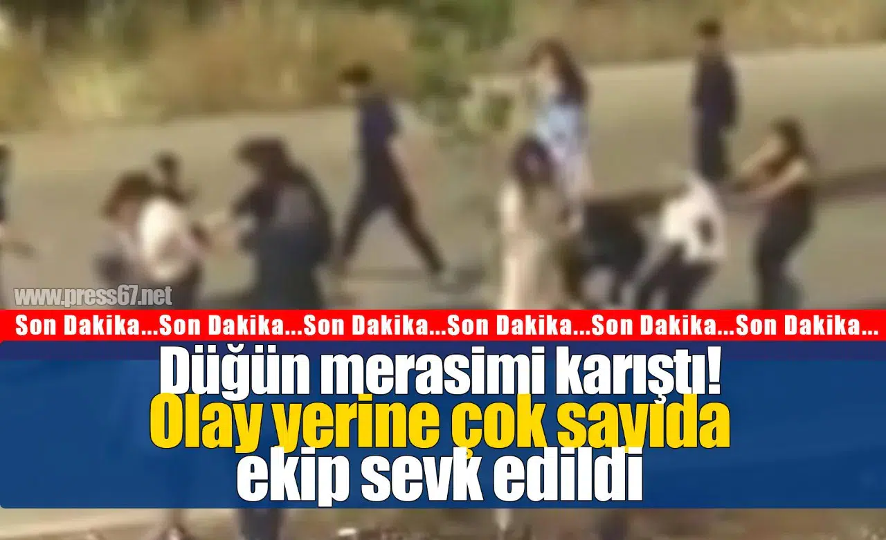 Zonguldak Düğününde Kavga Çıktı, Polis Olay Yerinde Devreye Girdi