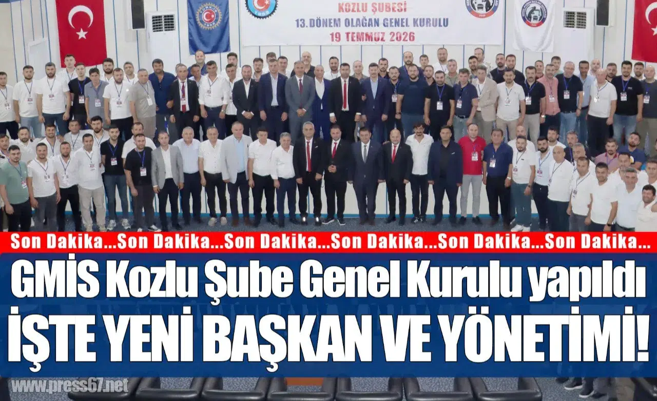 Kozlu'da GMİS Genel Kurulu Gerçekleştirildi