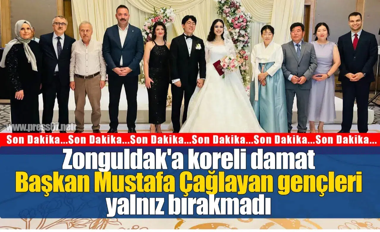 Zonguldak'a koreli damat
