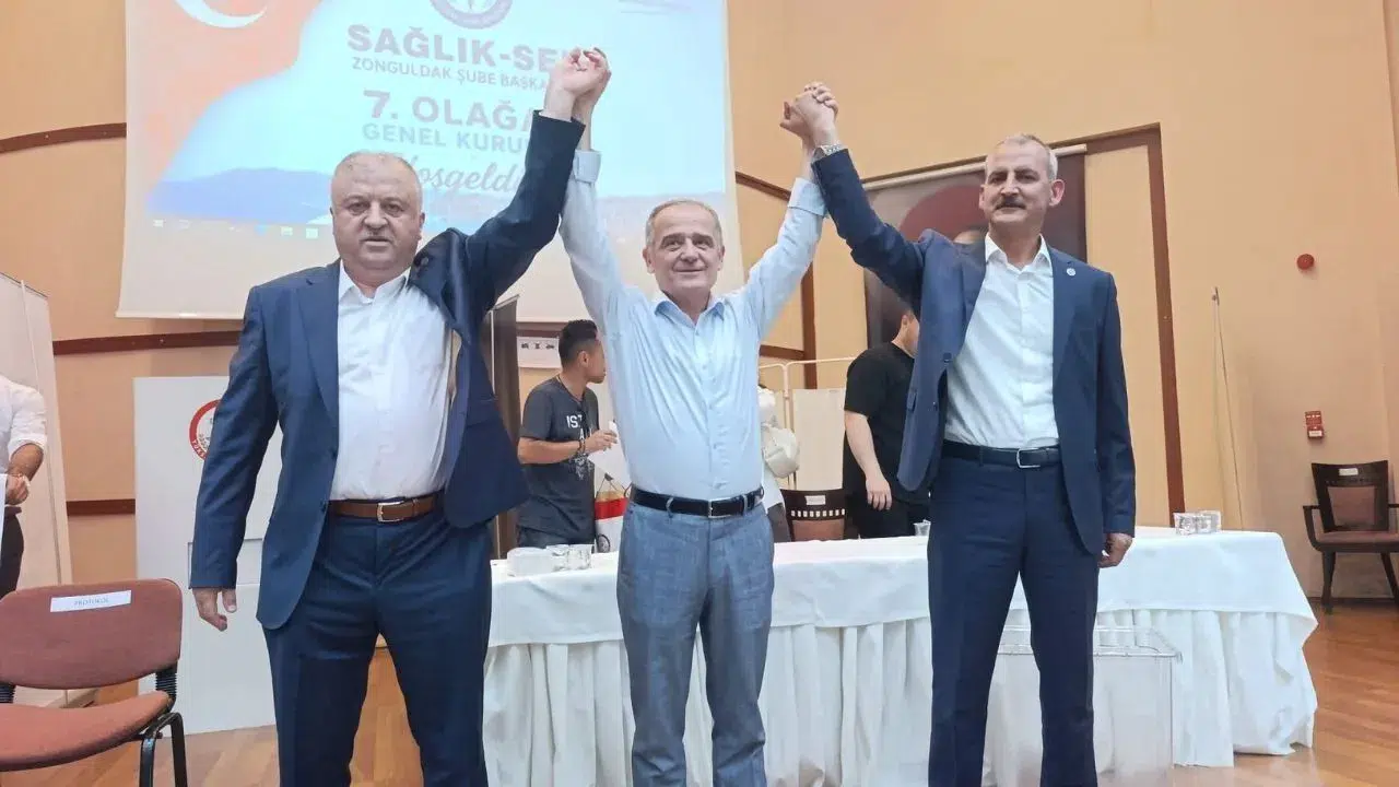 Sağlık-Sen Zonguldak şubesinde mevcut başkan Kara yeniden seçildi