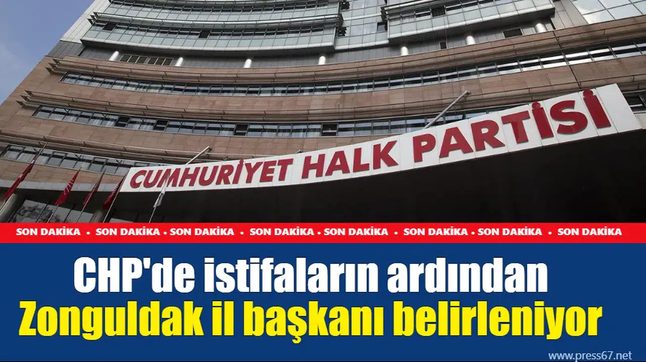CHP'de istifaların ardından Zonguldak il başkanı belirleniyor
