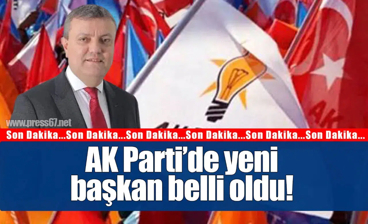 AK Parti Alaplı ilçe başkanlığına Birol Şahin atandı