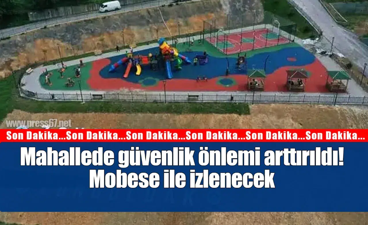 Zonguldak'ta park MOBESE ile 7/24 izlenecek, zarar verenlere yasal işlem