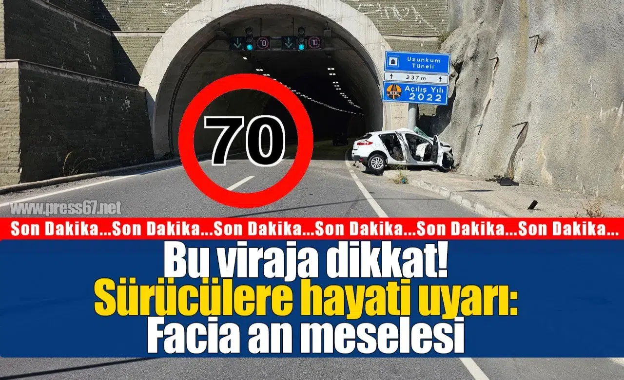 Bu viraja dikkat! Sürücülere hayati uyarı: Facia an meselesi