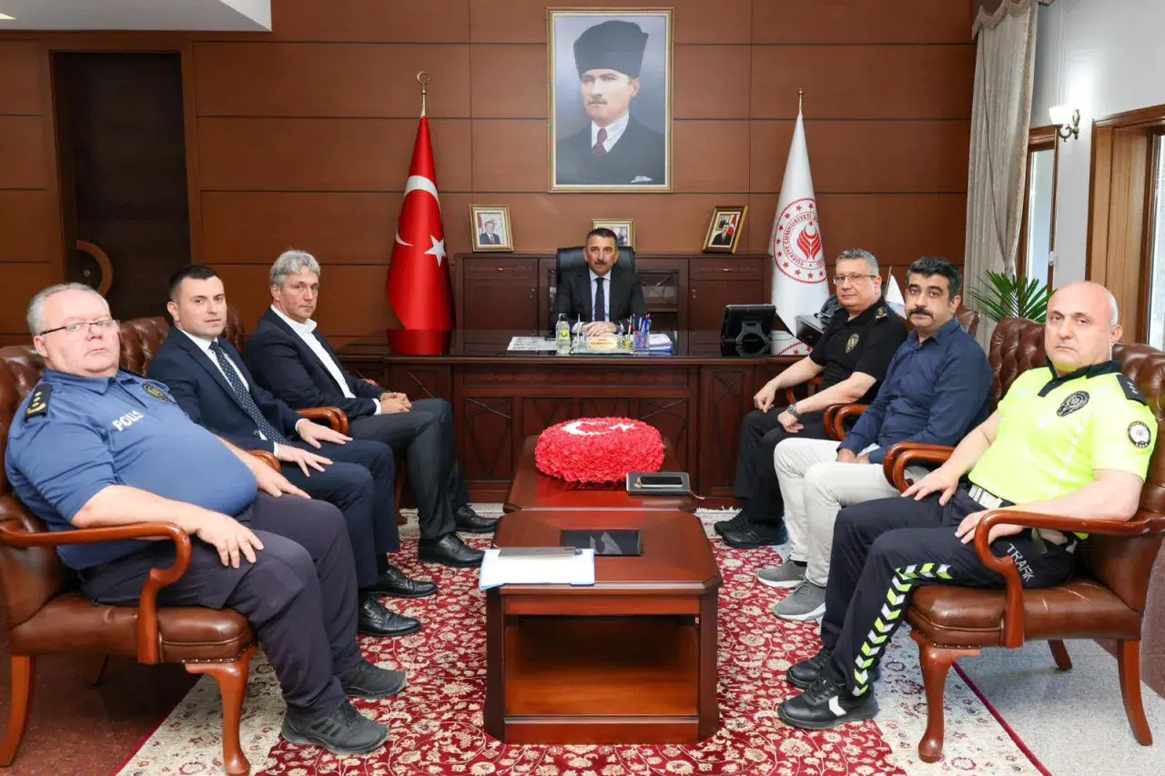 Trafik Güvenliği ve Spor Faaliyetleri İçin Ortak Çalışma Toplantısı Yapıldı