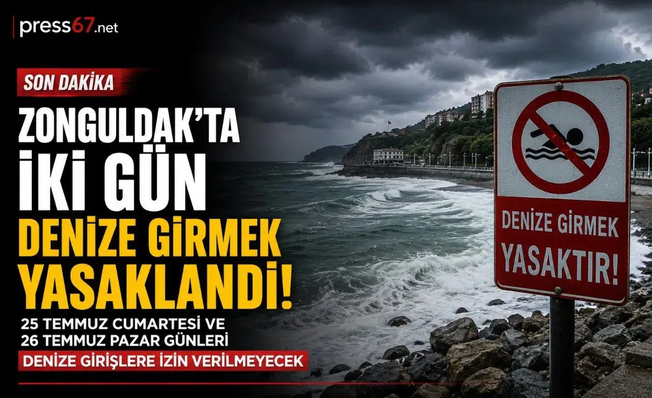 Zonguldak’ta iki gün denize girmek yasaklandı