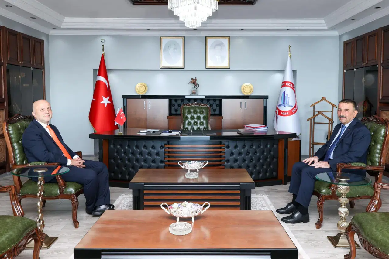 Vali Hacıbektaşoğlu, BEUN Rektörü Ulusoy'u ziyaret etti