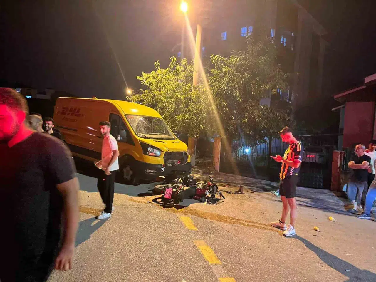 Bolu'da motosiklet ve panelvan çarpışması: 1 yaralı