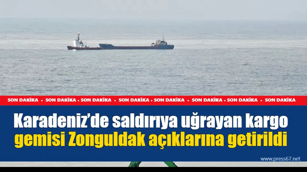 O gemi Zonguldak açıklarında! Ukrayna'da dron saldırısına uğramıştı