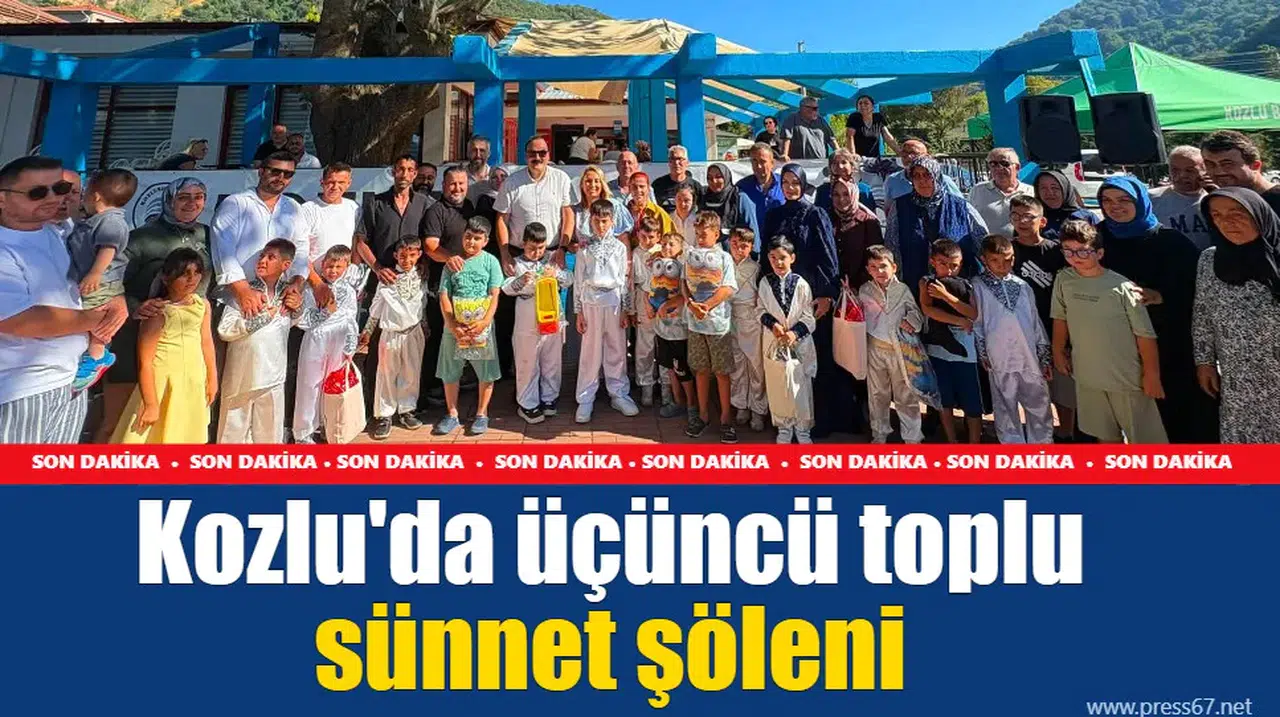 Kozlu'da üçüncü toplu sünnet şöleni