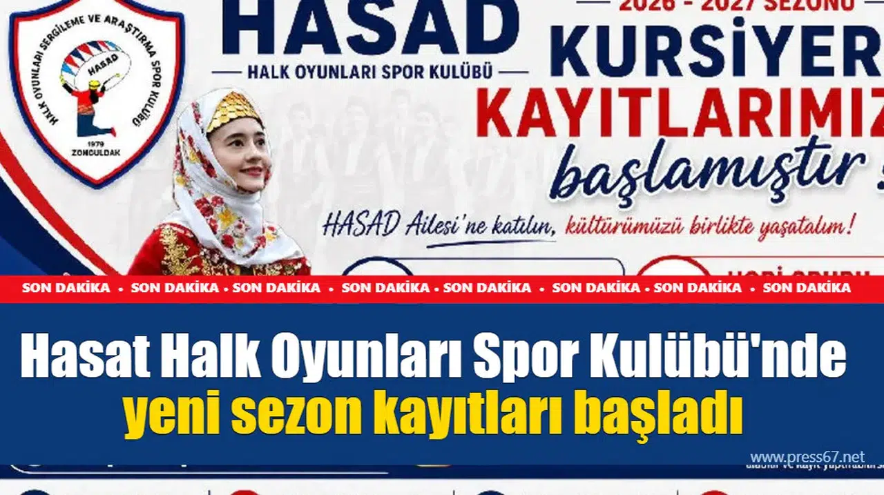 Hasat Halk Oyunları Spor Kulübü'nde yeni sezon kayıtları başladı