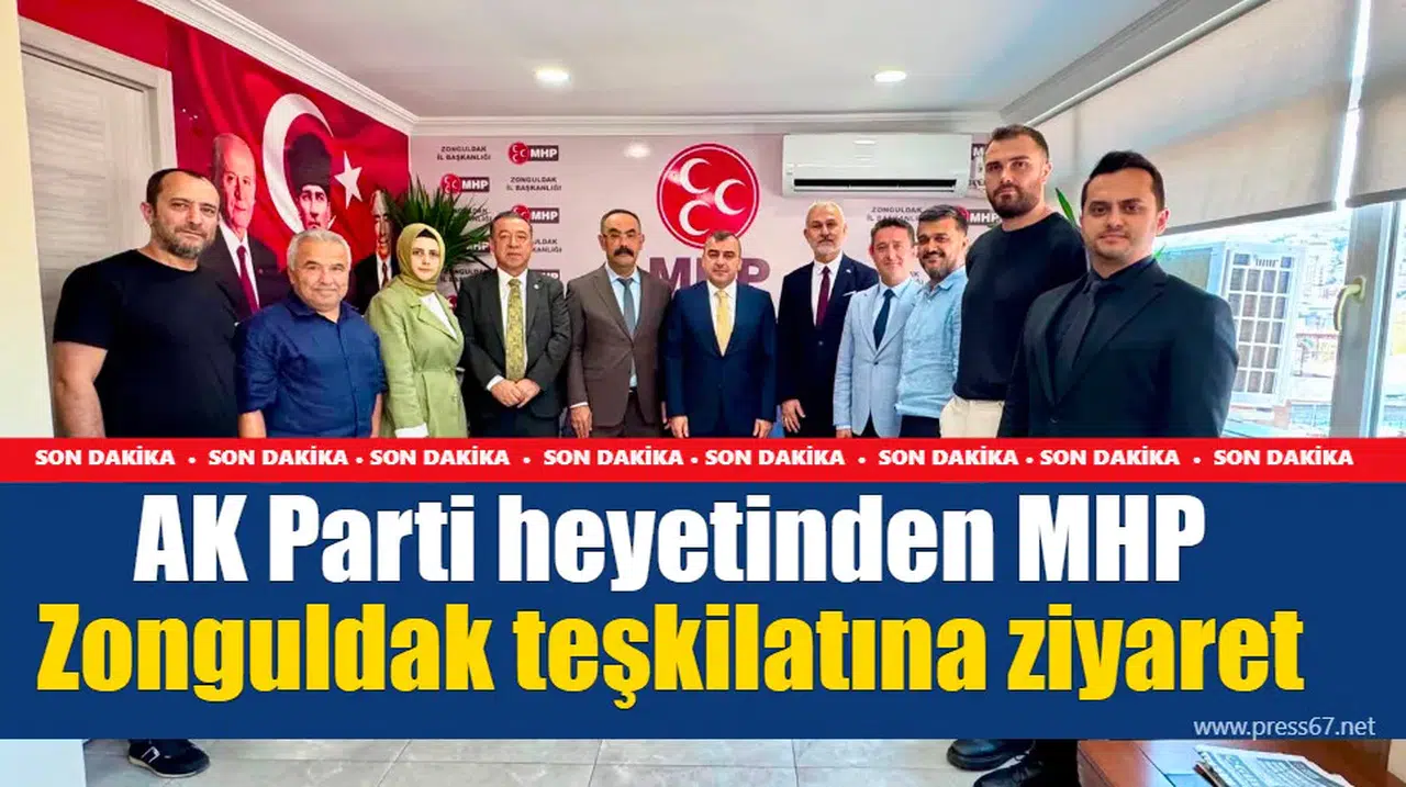 AK Parti heyetinden MHP Zonguldak teşkilatına ziyaret