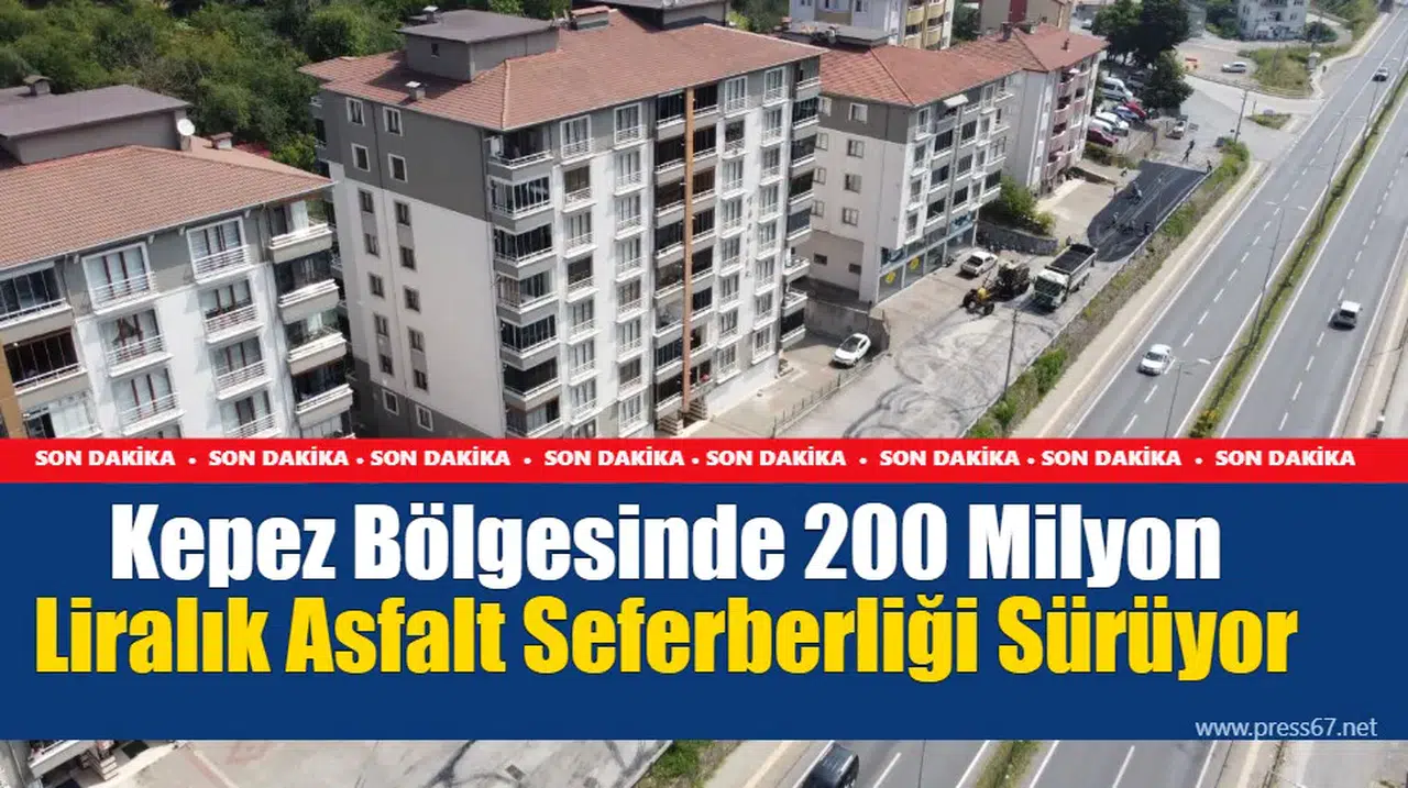 Kepez Bölgesinde 200 Milyon Liralık Asfalt Seferberliği Sürüyor