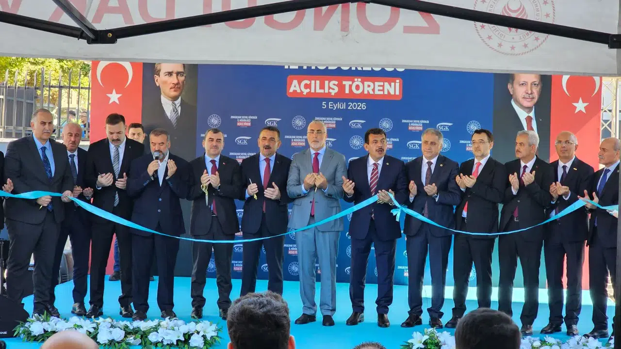 Zonguldak SGK İl Müdürlüğünün 122 milyon liralık yeni hizmet binası açıldı