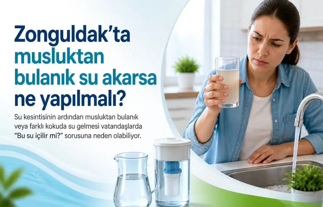 Zonguldak’ta musluktan bulanık su akarsa ne yapılmalı?