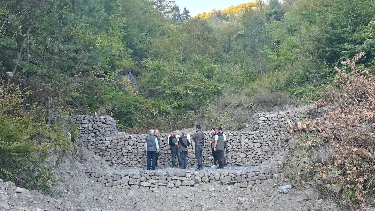 Zonguldak Orman Bölge Müdürlüğü'nden 20 milyon liralık sel kontrol projesi