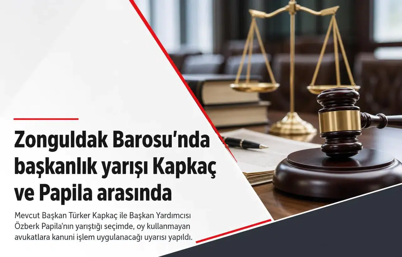 Zonguldak Barosu'nda başkanlık yarışı Kapkaç ve Papila arasında