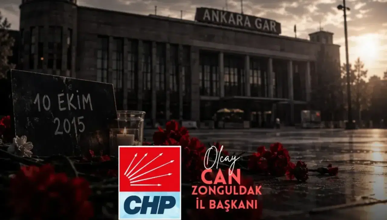 CHP Zonguldak İl Başkanı Can’dan 10 Ekim anması