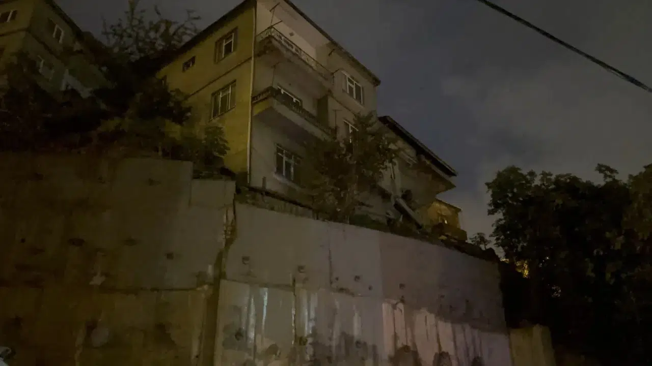 Zonguldak'ta iki katlı binada göçük ihbarı ekipleri harekete geçirdi
