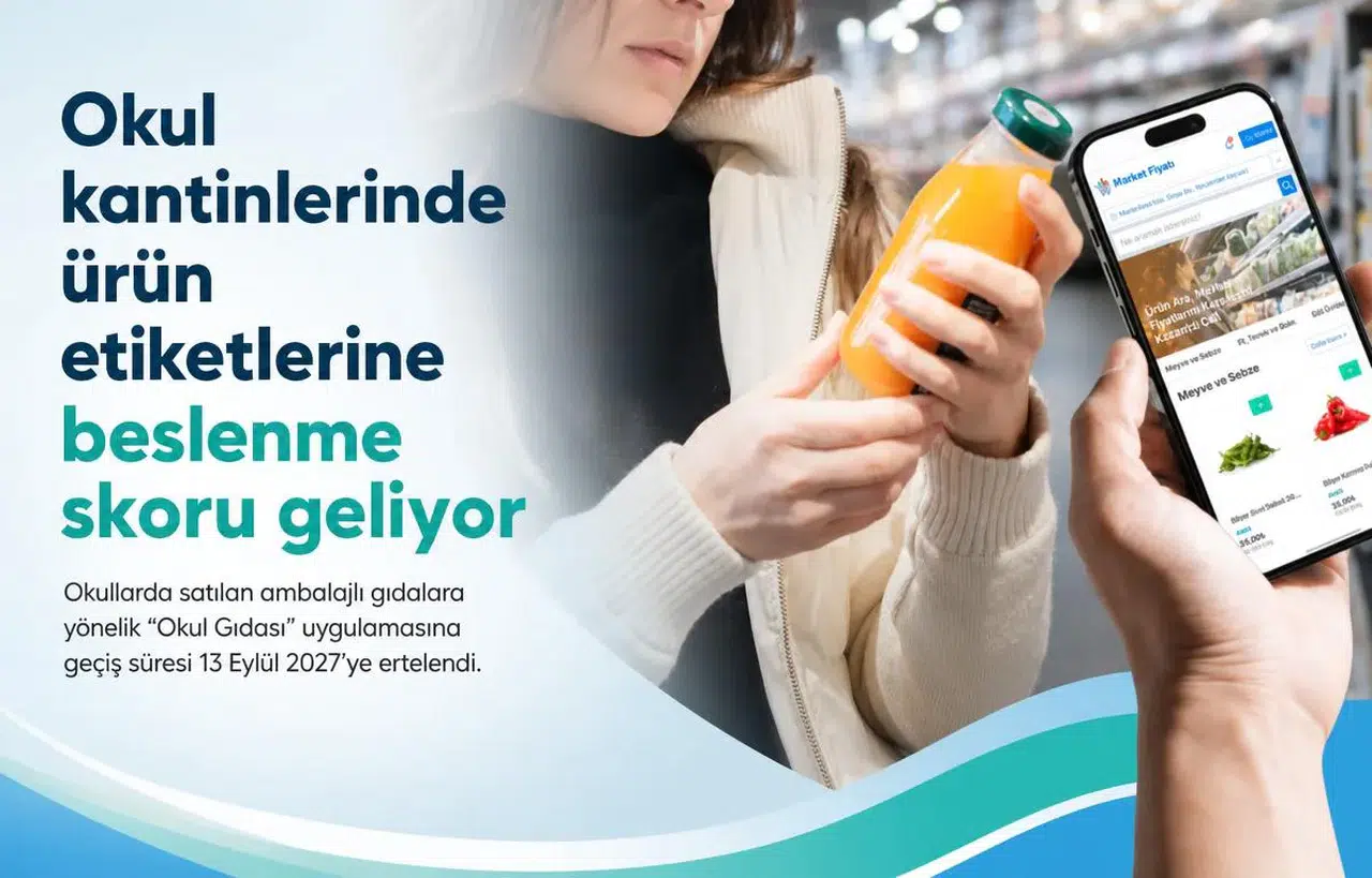 Okul kantinlerinde beslenme skoru uygulaması 2027'ye ertelendi