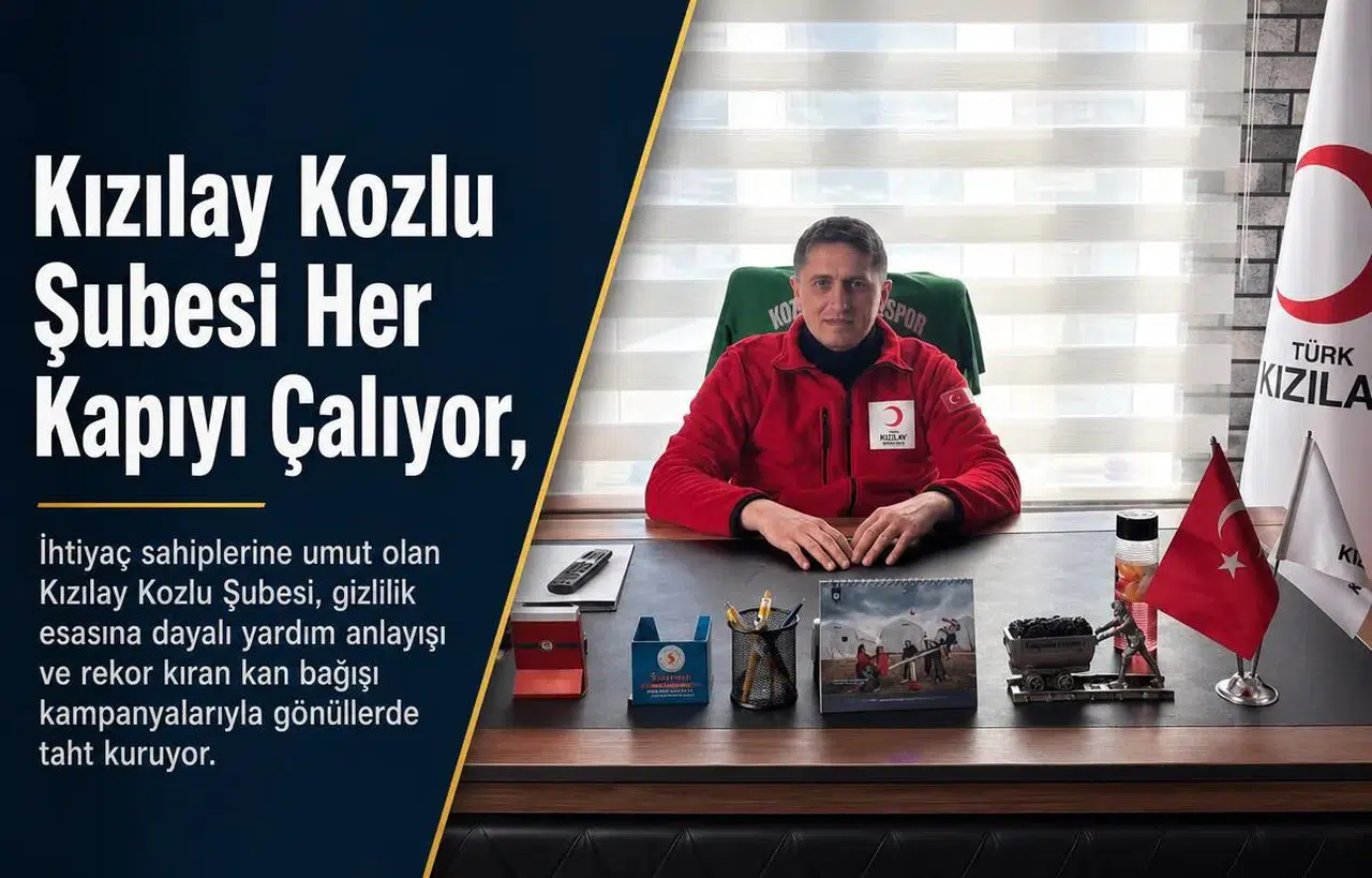 Kızılay Kozlu Şubesi'nden gizlilik esaslı yardım ve kan bağışı çağrısı